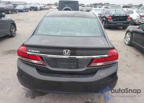 2013 Honda Civic Ex из США, поврежденный, VIN 2HGFB2F89DH526983